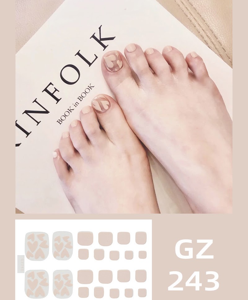 Bộ dán móng chân giả thẩm mỹ