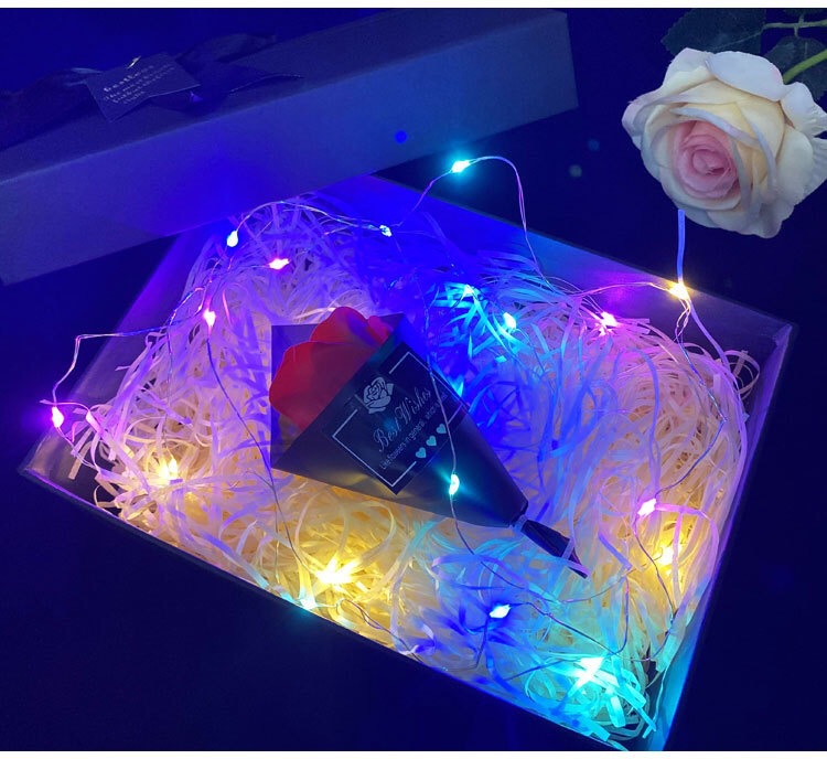 Dây đèn led trang trí hộp quà, led đom đóm