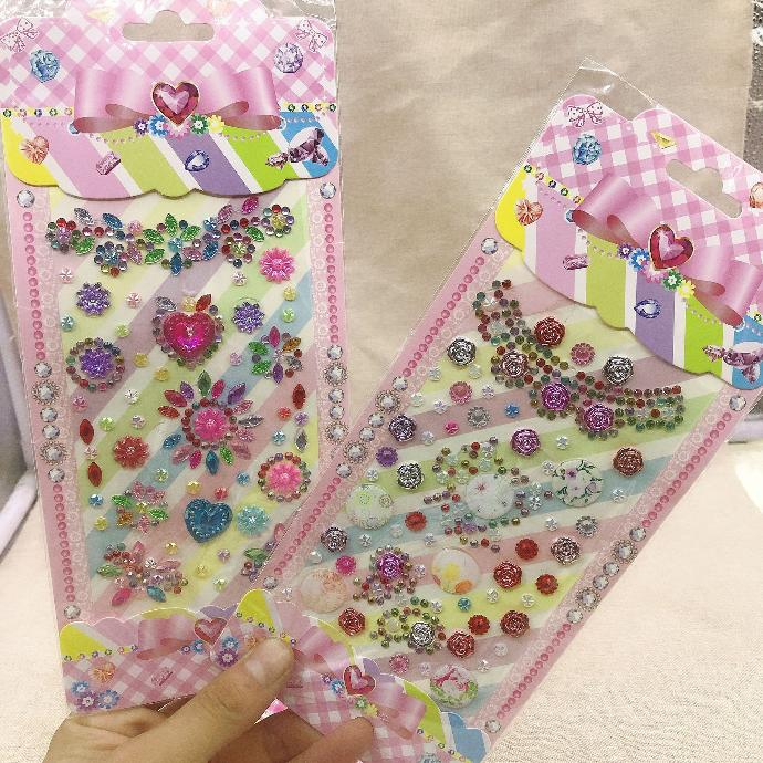 Miếng dán hạt pha lê trang trí