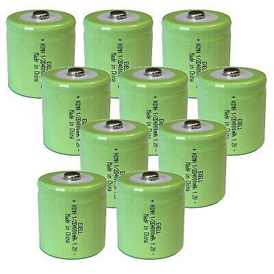 Pin sạc Ni-Cd 1/2D 1.2V 4000mAh, pin dụng cụ điện, pin đồ chơi