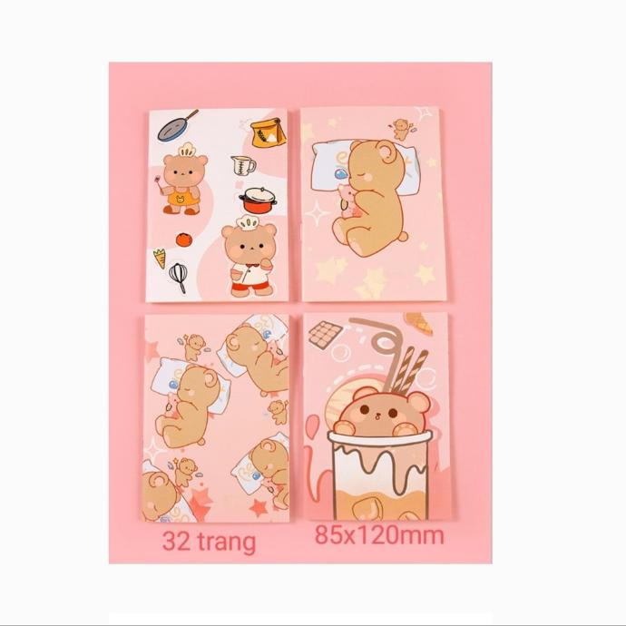 Sổ tay hoạt hình mini book TCSTM02