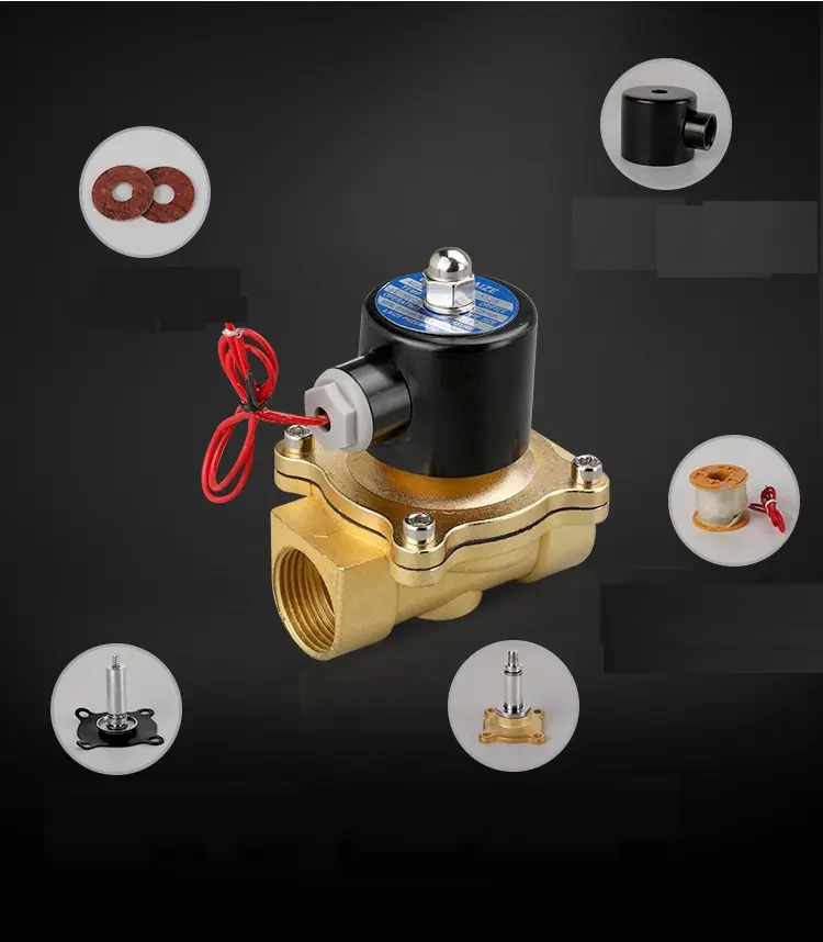 Van điện từ DN50 đường kính ren trong 60mm