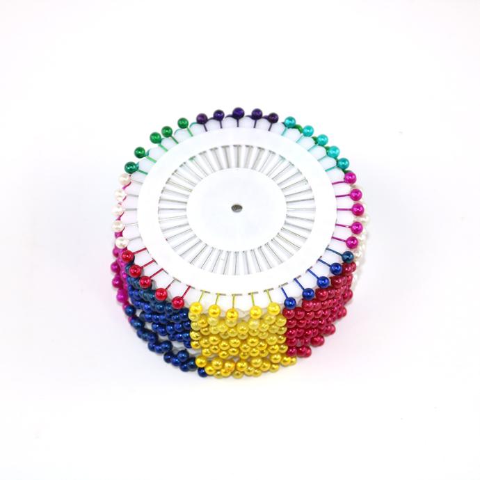 Vỉ 40 kim định vị phụ liệu may mặc nhiều màu