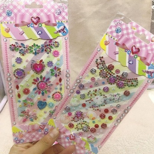 [35515000086] Miếng dán hạt pha lê trang trí