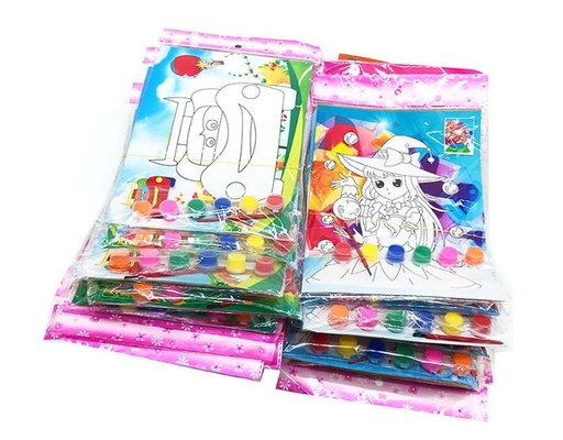 [35515000076] Tranh tô màu nước 6 màu cho bé TC-TN01