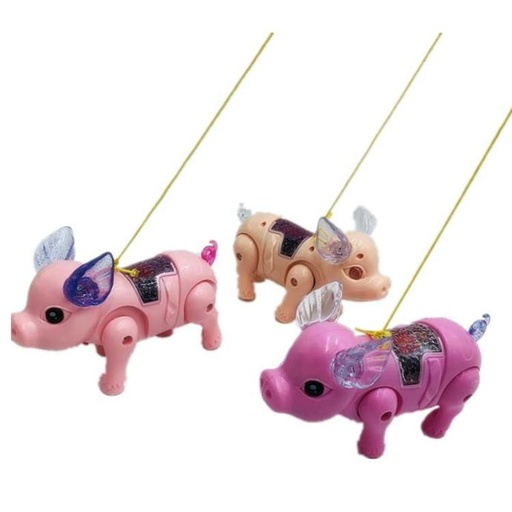 [WHNR0011012] Đồ chơi heo vừa đi vừa phát sáng,có nhạc