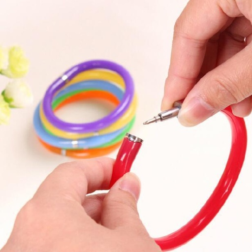 [35515000045] Bút bi vòng đeo tay mực xanh