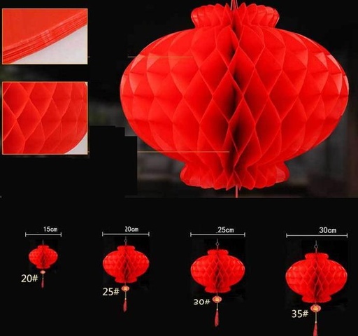 Đèn lồng đỏ chữ Phúc size 15cm đến 30 cm chống thấm nước trang trí đám cưới, lễ Tết, trung thu