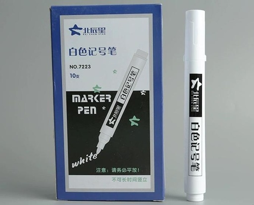 [WHNR0222] Bút Đánh Dấu Acrylic Màu Trắng Chống Nước Beichenxing