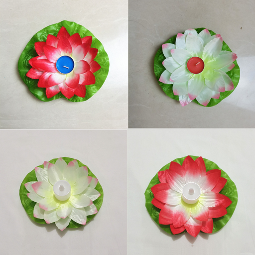 Đèn hoa sen hoa đăng thả nước , trang trí Vu Lan Cúng Rằm Trung thu, Phật Đản